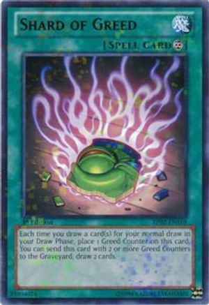Image of Shard of Greed (Mosaic Rare) (BP02-EN165) - Battle Pack 2: War of the Giants Unlimited