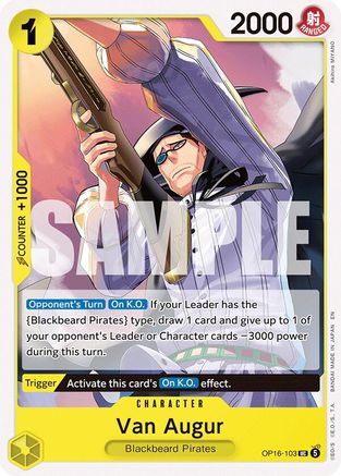 Image of Van Augur (OP16-103) - The Time of Battle