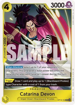 Image of Catarina Devon (OP16-104) - The Time of Battle Foil
