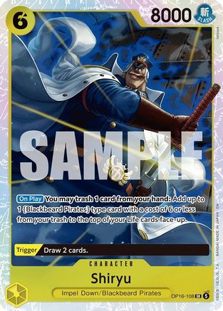 Image of Shiryu (OP16-108) - The Time of Battle Foil