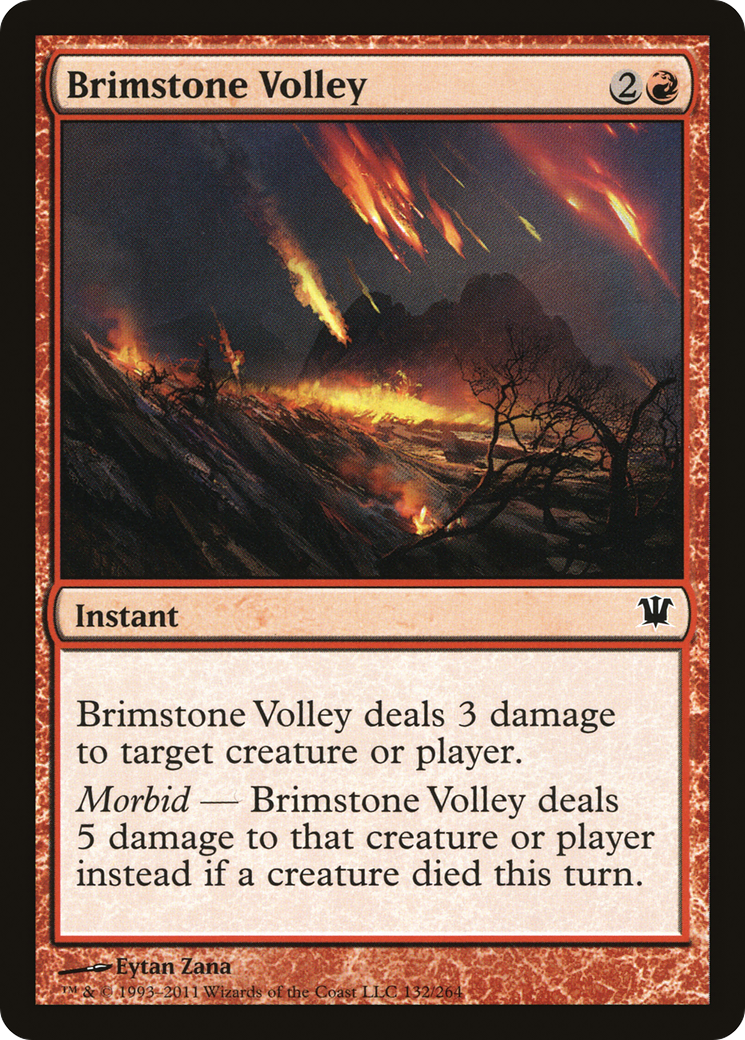 Image of Brimstone Volley (ISD-132) - Innistrad