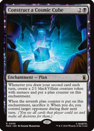 Image of Construct a Cosmic Cube (MSH-090) - Marvel Super Heroes