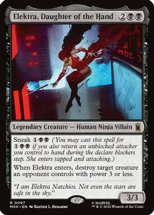 Image of Elektra, Daughter of the Hand (MSH-097) - Marvel Super Heroes