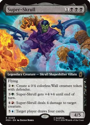 Image of Super-Skrull (Extended Art) (MSH-409) - Marvel Super Heroes