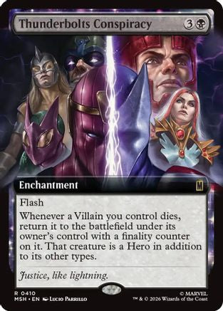 Image of Thunderbolts Conspiracy (Extended Art) (MSH-410) - Marvel Super Heroes