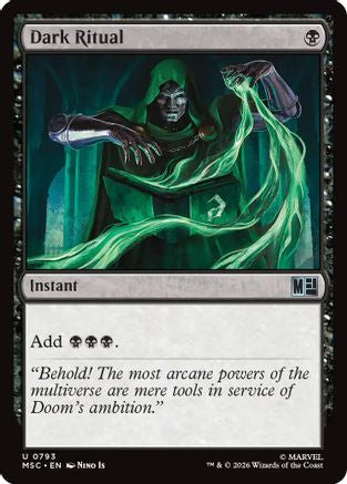 Image of Dark Ritual (MSC-793) - Commander: Marvel Super Heroes Foil