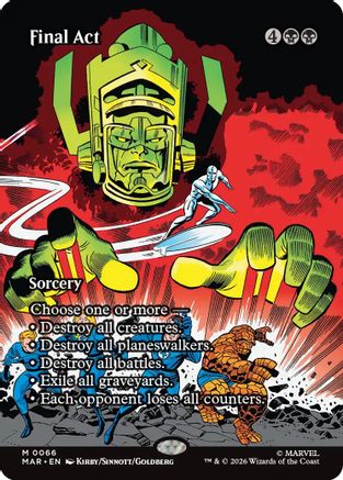 Image of Final Act (Borderless) (MAR-066) - Marvel Universe Eternal-Legal