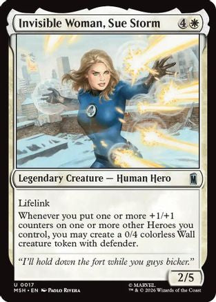 Image of Invisible Woman, Sue Storm (MSH-017) - Marvel Super Heroes