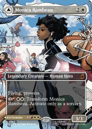 Image of Monica Rambeau (Borderless) (0345) (MSH-345) - Marvel Super Heroes Foil