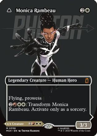 Image of Monica Rambeau (Borderless) (0356) (MSH-356) - Marvel Super Heroes