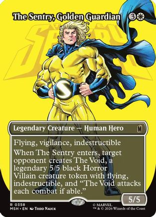 Image of The Sentry, Golden Guardian (Borderless) (MSH-358) - Marvel Super Heroes