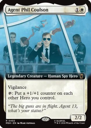 Image of Agent Phil Coulson (Extended Art) (MSH-402) - Marvel Super Heroes Foil