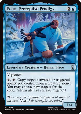 Image of Echo, Perceptive Prodigy (MSH-051) - Marvel Super Heroes