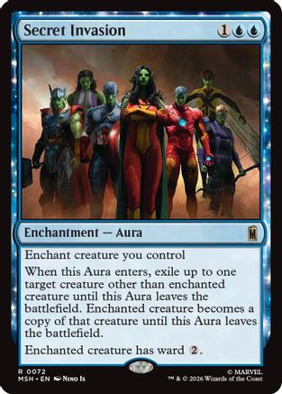 Image of Secret Invasion (MSH-072) - Marvel Super Heroes Foil