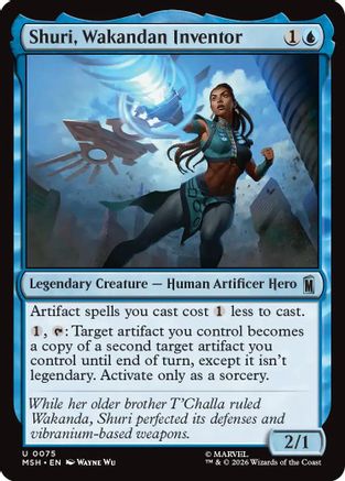 Image of Shuri, Wakandan Inventor (MSH-075) - Marvel Super Heroes Foil