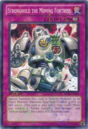 Image of Stronghold the Moving Fortress (Mosaic Rare) (BP02-EN188) - Battle Pack 2: War of the Giants 1st Edition