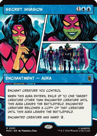 Image of Secret Invasion (Borderless) (MSH-301) - Marvel Super Heroes Foil