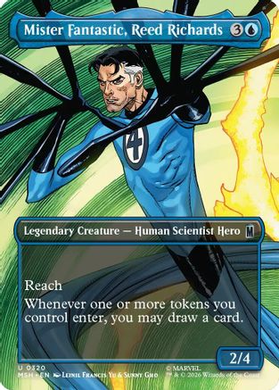 Image of Mister Fantastic, Reed Richards (Borderless) (MSH-320) - Marvel Super Heroes