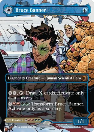 Image of Bruce Banner(Borderless) (0331) (MSH-331) - Marvel Super Heroes Foil