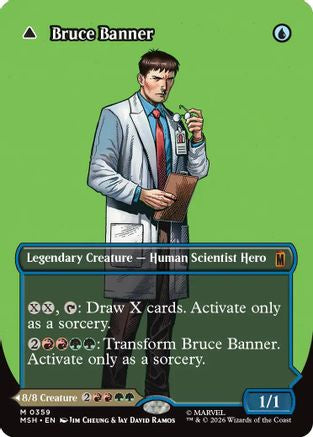 Image of Bruce Banner (Borderless) (0359) (MSH-359) - Marvel Super Heroes Foil