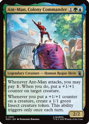 Image of Ant-Man, Colony Commander (MSH-201) - Marvel Super Heroes Foil