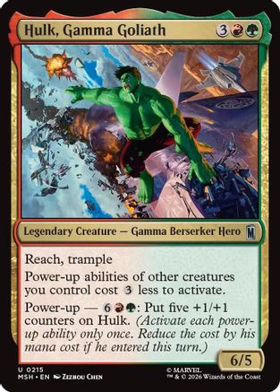 Image of Hulk, Gamma Goliath (MSH-215) - Marvel Super Heroes