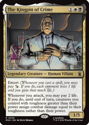 Image of The Kingpin of Crime (MSH-220) - Marvel Super Heroes Foil