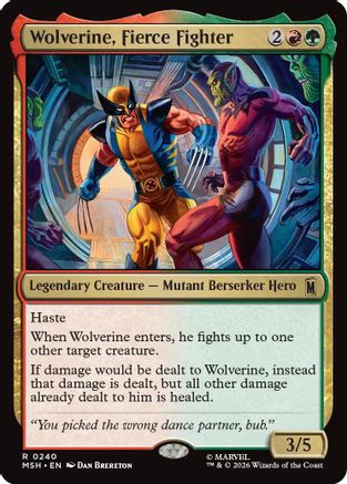 Image of Wolverine, Fierce Fighter (MSH-240) - Marvel Super Heroes