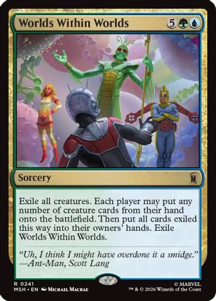 Image of Worlds Within Worlds (MSH-241) - Marvel Super Heroes Foil