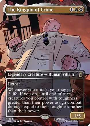 Image of The Kingpin of Crime (Borderless) (0327) (MSH-327) - Marvel Super Heroes