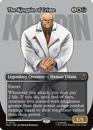 Image of The Kingpin of Crime (Borderless) (0374) (MSH-374) - Marvel Super Heroes