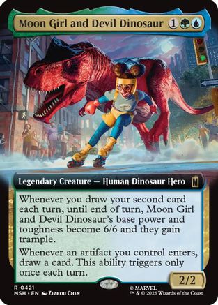 Image of Moon Girl and Devil Dinosaur (Extended Art) (MSH-421) - Marvel Super Heroes