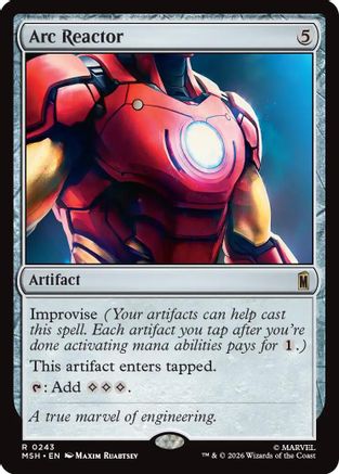 Image of Arc Reactor (MSH-243) - Marvel Super Heroes Foil