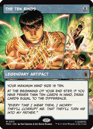 Image of The Ten Rings (Borderless) (MSH-313) - Marvel Super Heroes Foil