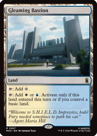 Image of Gleaming Bastion (MSH-267) - Marvel Super Heroes Foil