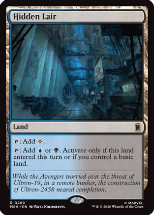 Image of Hidden Lair (MSH-269) - Marvel Super Heroes