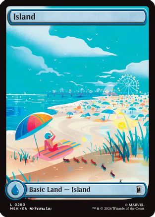 Image of Island (0280) (MSH-280) - Marvel Super Heroes Foil