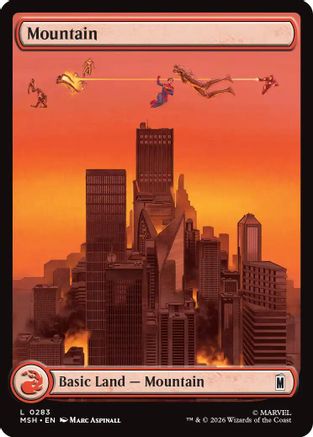 Image of Mountain (0283) (MSH-283) - Marvel Super Heroes Foil