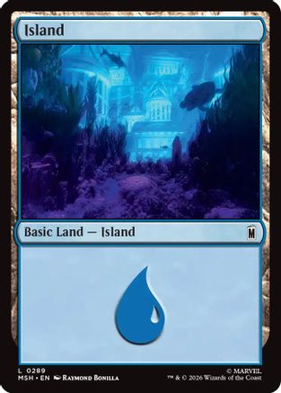 Image of Island (0289) (MSH-289) - Marvel Super Heroes Foil