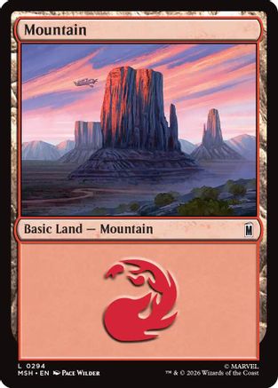 Image of Mountain (0294) (MSH-294) - Marvel Super Heroes Foil