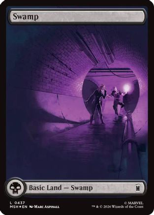 Image of Swamp (0437) (Surge Foil) (MSH-437) - Marvel Super Heroes Foil