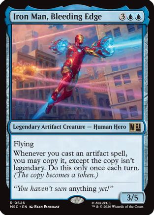 Image of Iron Man, Bleeding Edge (MSC-626) - Commander: Marvel Super Heroes Foil