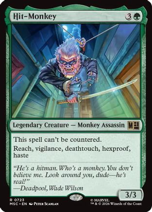 Image of Hit-Monkey (MSC-723) - Commander: Marvel Super Heroes