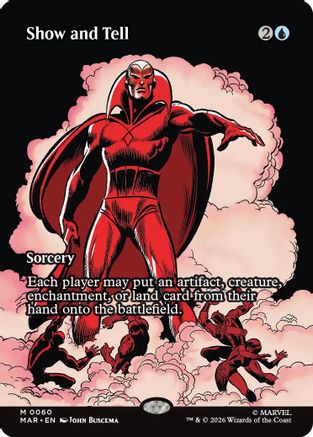 Image of Show and Tell (Borderless) (MAR-060) - Marvel Universe Eternal-Legal Foil