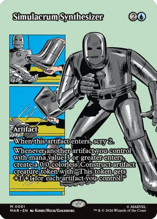 Image of Simulacrum Synthesizer (Borderless) (MAR-061) - Marvel Universe Eternal-Legal