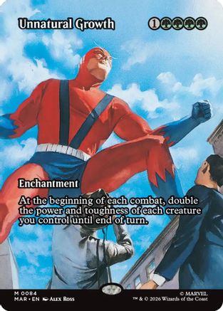 Image of Unnatural Growth (Borderless) (MAR-084) - Marvel Universe Eternal-Legal Foil