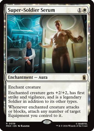 Image of Super-Soldier Serum (MSH-038) - Marvel Super Heroes Foil