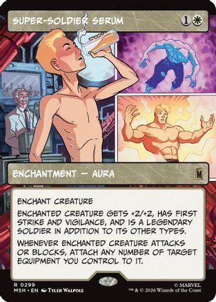 Image of Super-Soldier Serum (Borderless) (MSH-299) - Marvel Super Heroes Foil