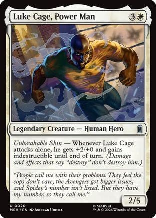 Image of Luke Cage, Power Man (MSH-020) - Marvel Super Heroes