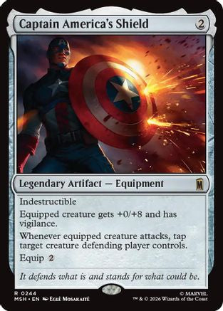 Image of Captain America's Shield (MSH-244) - Marvel Super Heroes